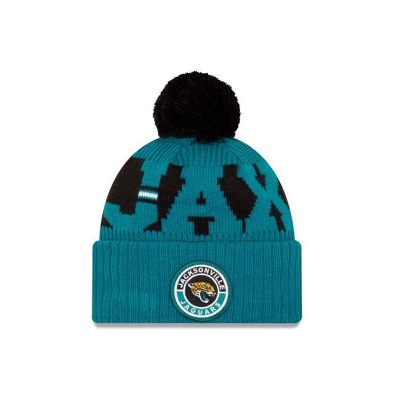 NFL Jacksonville Jaguars Alternate Cold Weather Sport Knit (HVY4289) - Blue New Era Beanies